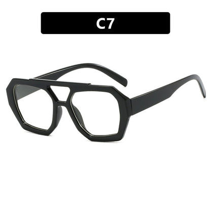 Ins Big Frame Leopard Sunglasses - Tucan Trading