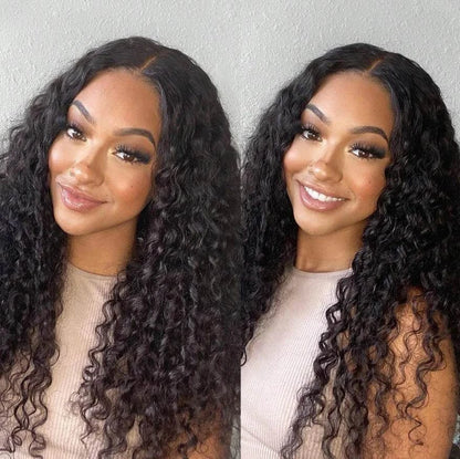 Deep Wave Human Hair Wig 13x4 Lace Front Wig For Women