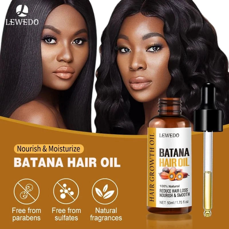 Lewedo Naturals Batana Oil Fast Hair Growth Oil for Men Women