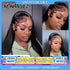 100% Human Hair Straight Lace Front Wig