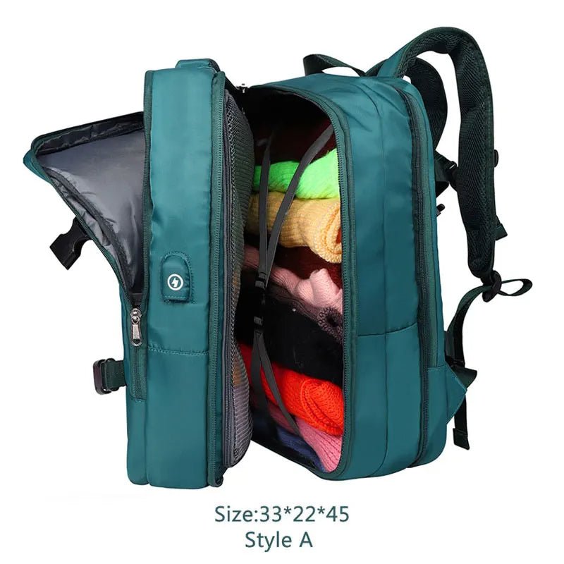 Extendible Travel Backpack Unisex - Tucan Trading