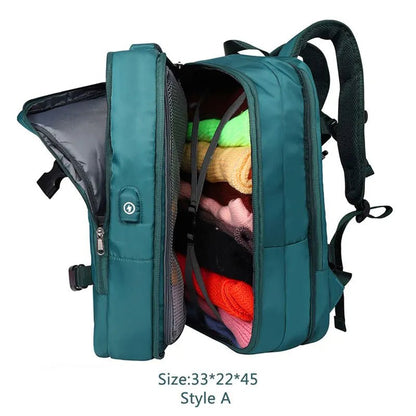 Extendible Travel Backpack Unisex - Tucan Trading