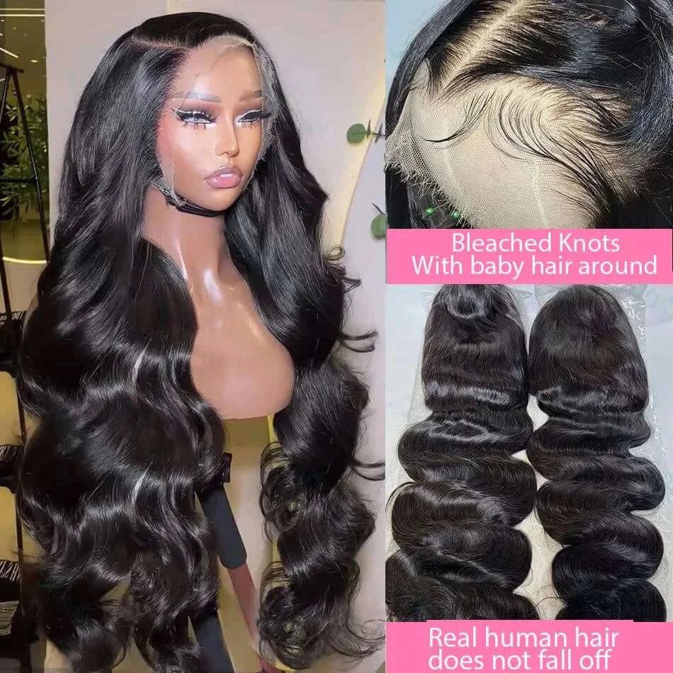 Inch Body Wave 13x6 Hd Transparent Lace Frontal Wig