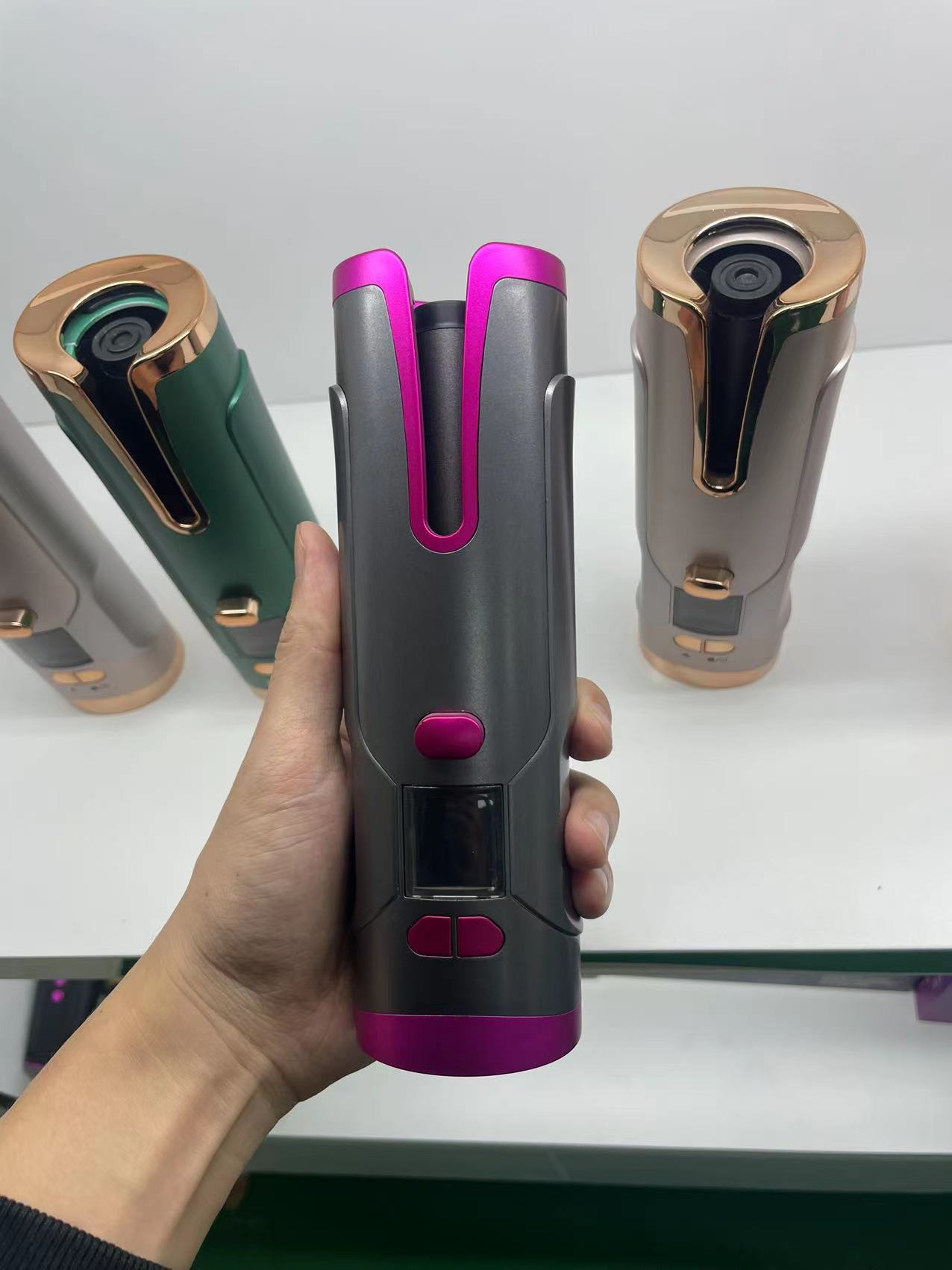 Rechargeable Automatic Hair Curler - Tucan Trading