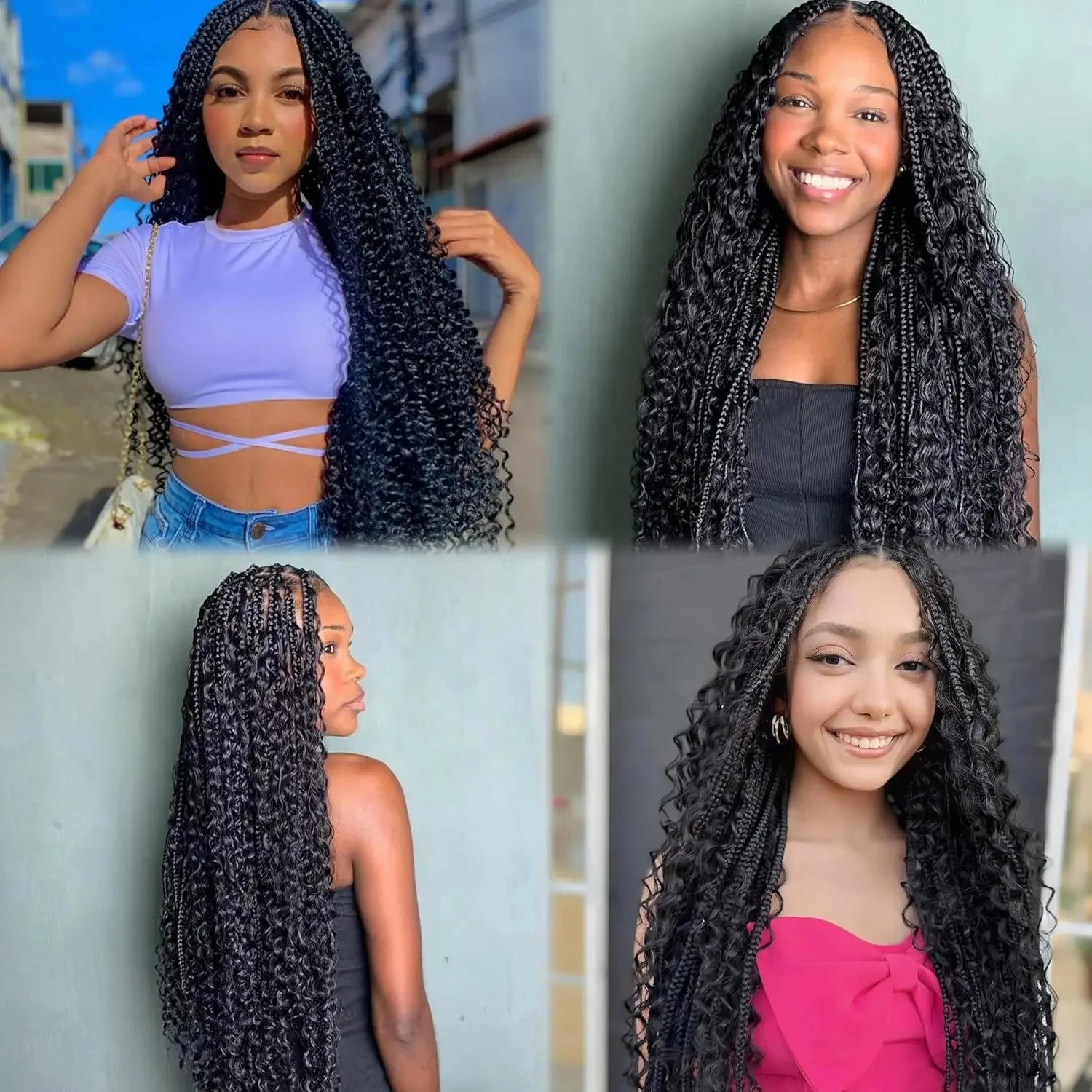 Human Braiding Hair Deep Wave Bulk Human Hair 100g No Weft Human Hair Bundles Micro Human Braiding Hair for Boho Braids