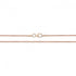 9CT Rose Gold Spiga Chain Necklace - Tucan Trading
