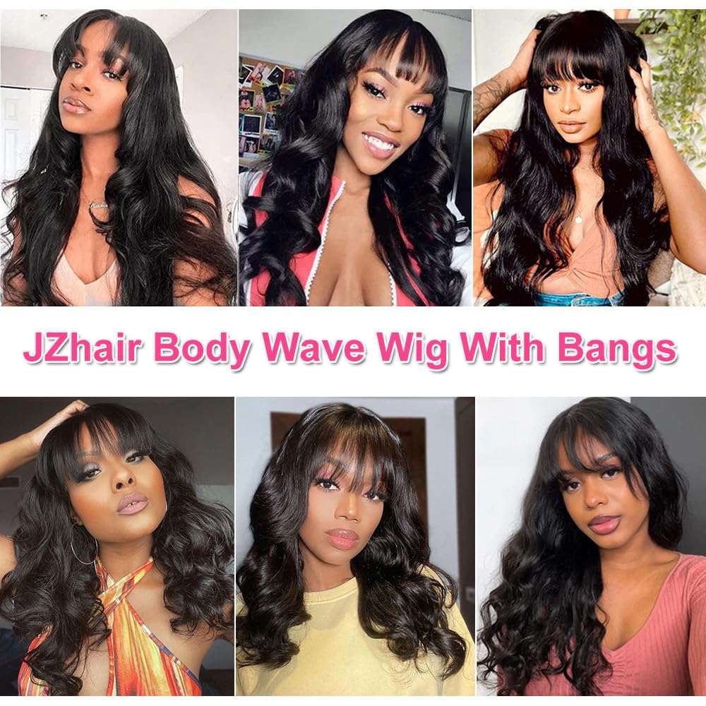 Full Machine Made Body Wave Natural Color Wig