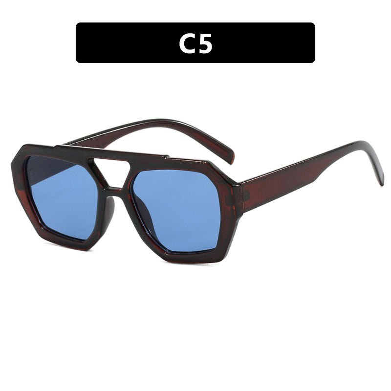 Ins Big Frame Leopard Sunglasses - Tucan Trading