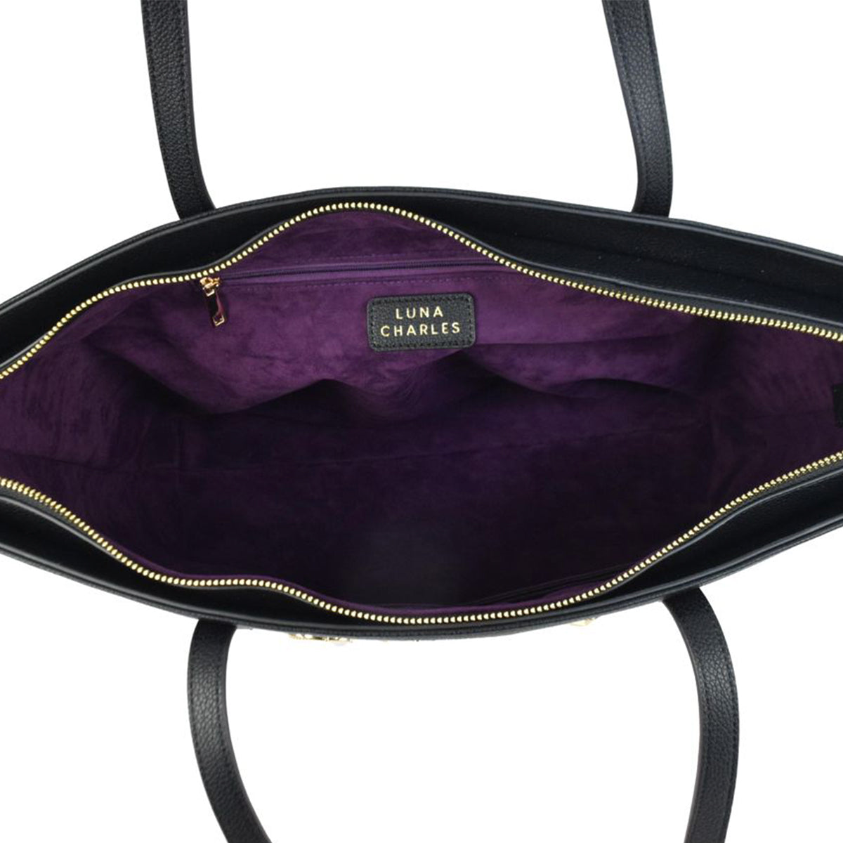 Anya Star Studded Tote Bag - Black &amp; Gold
