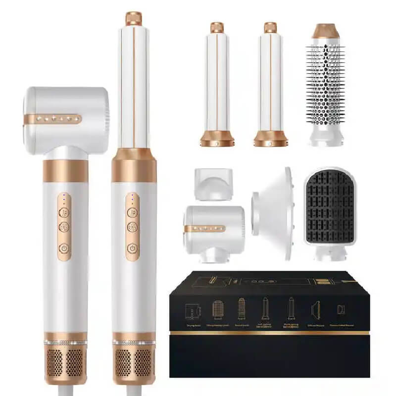 Complete Professional Hair Styling Set  Best 7 In 1 Hair Styler