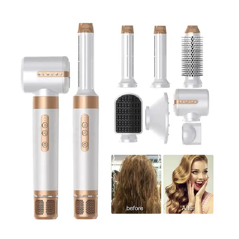 Complete Professional Hair Styling Set  Best 7 In 1 Hair Styler