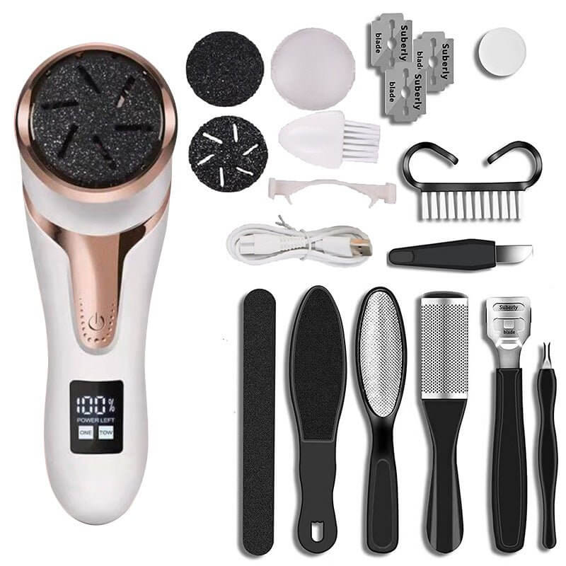 Electric Foot Scrubber  Electric Foot Callus Remover With Vacuum 