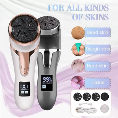 Electric Foot Scrubber  Electric Foot Callus Remover With Vacuum 