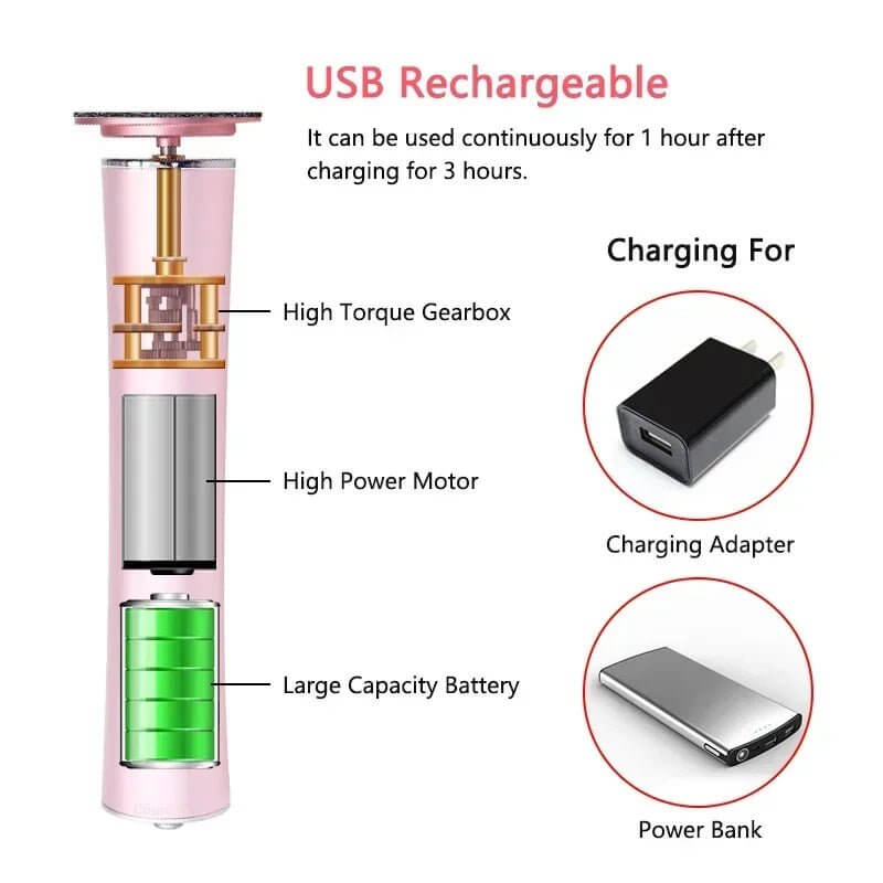 Electronic Pedicure Device | Rechargeable Callus Remover Foot File
