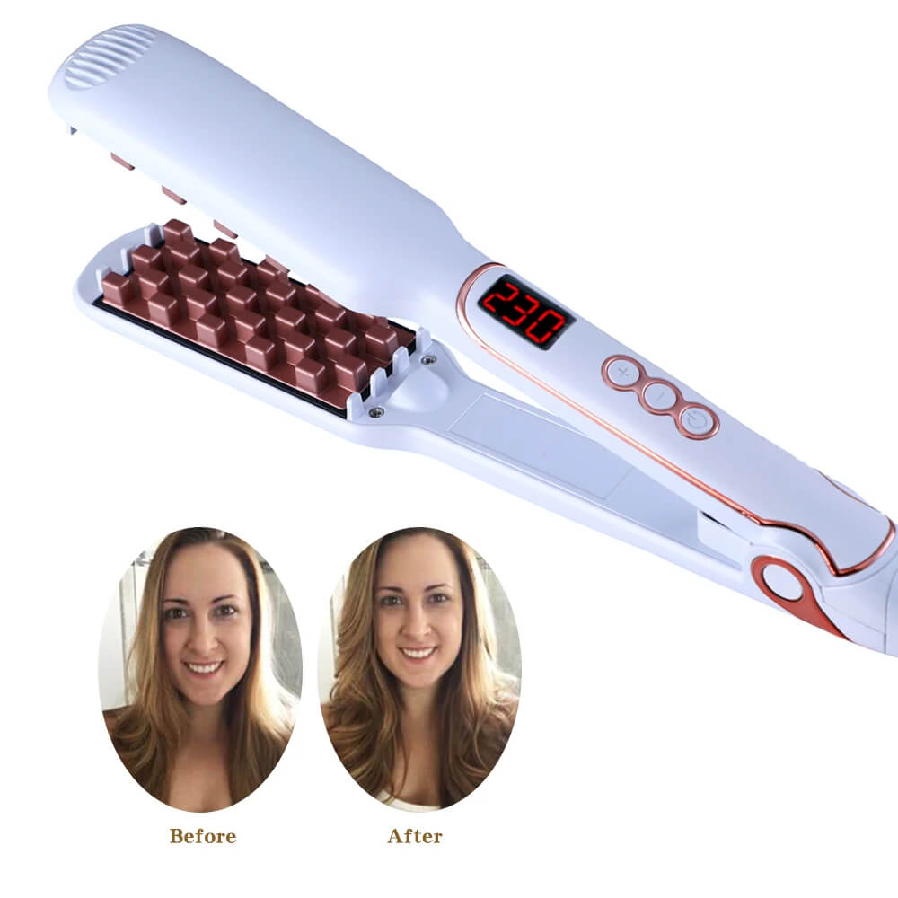 Hair Volumizing Iron | Best Ceramic Corrugated Curler For Fine Hair