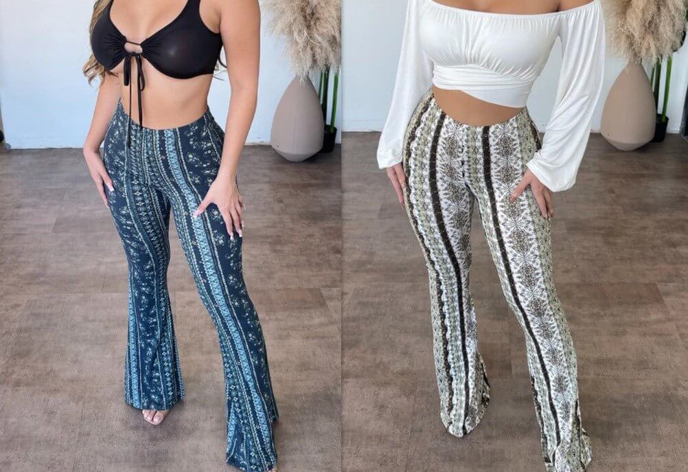 High Elastic Trousers For Women | Sexy Printed Pants For Women