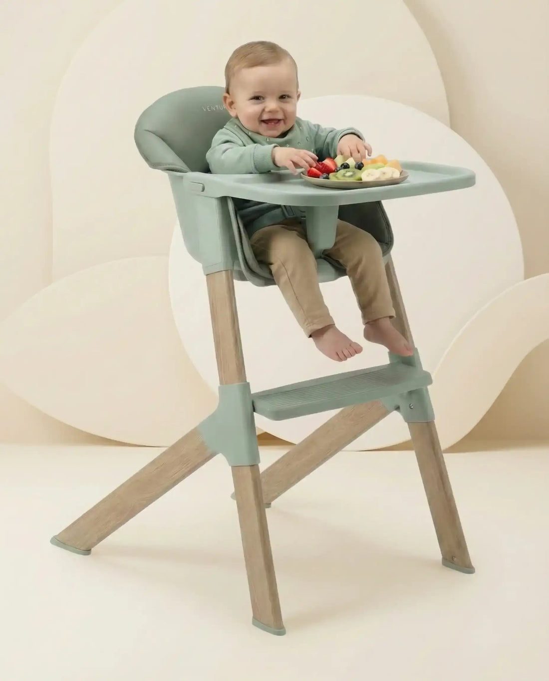 MICO Baby &amp; Toddler Highchair - Green - Tucan Trading