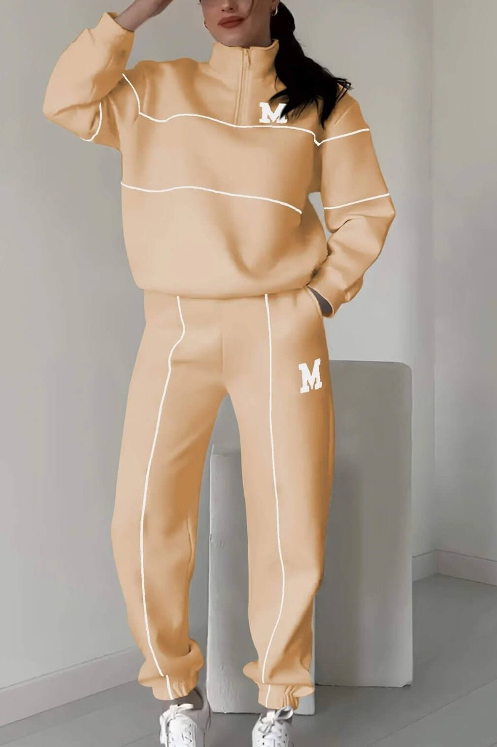 Oversized Pullover And Sweatpants Set | Women’s Casual Tracksuit Set - Tucan Trading