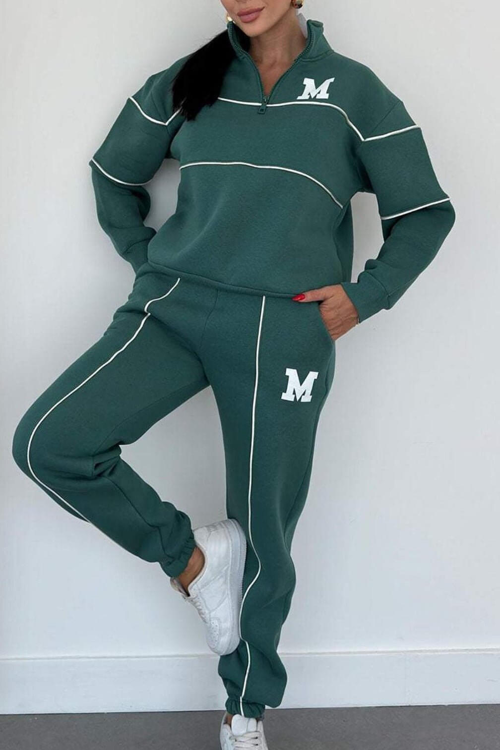 Oversized Pullover And Sweatpants Set | Women’s Casual Tracksuit Set - Tucan Trading