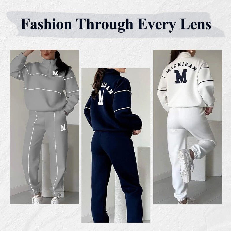 Oversized Pullover And Sweatpants Set | Women’s Casual Tracksuit Set - Tucan Trading
