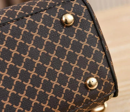 New Women Handbag Bag Luxury Design Bucket Shoulder Crossbody Bag Flip Check Print Large Capacity Single Shoulder Straddle Bag - Tucan Trading