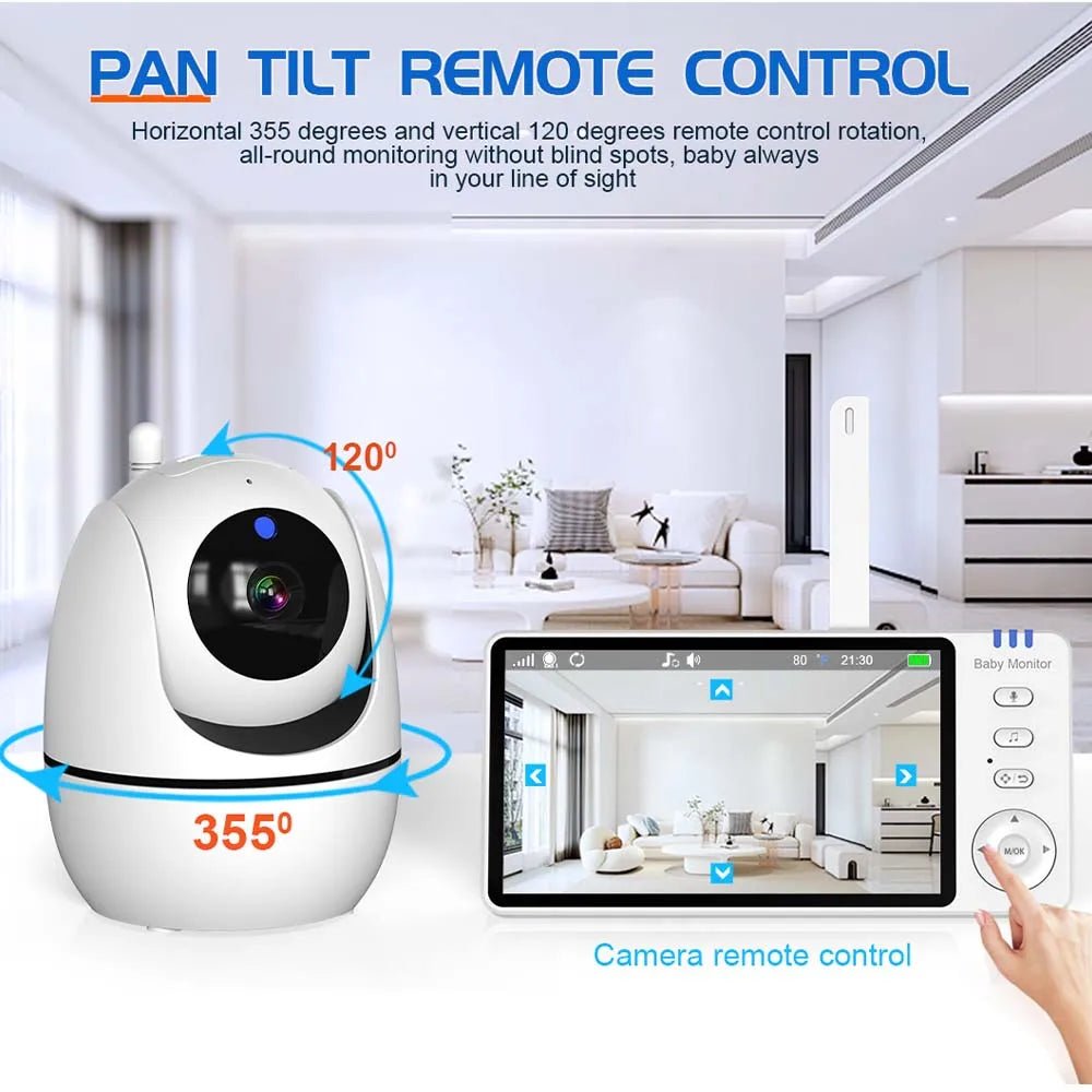 5 Inch Video Baby Monitor With Camera and speaker - Tucan Trading