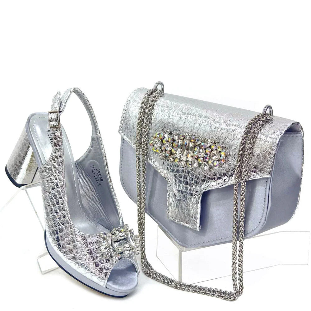 Italian Rhinestone Decoration Women&