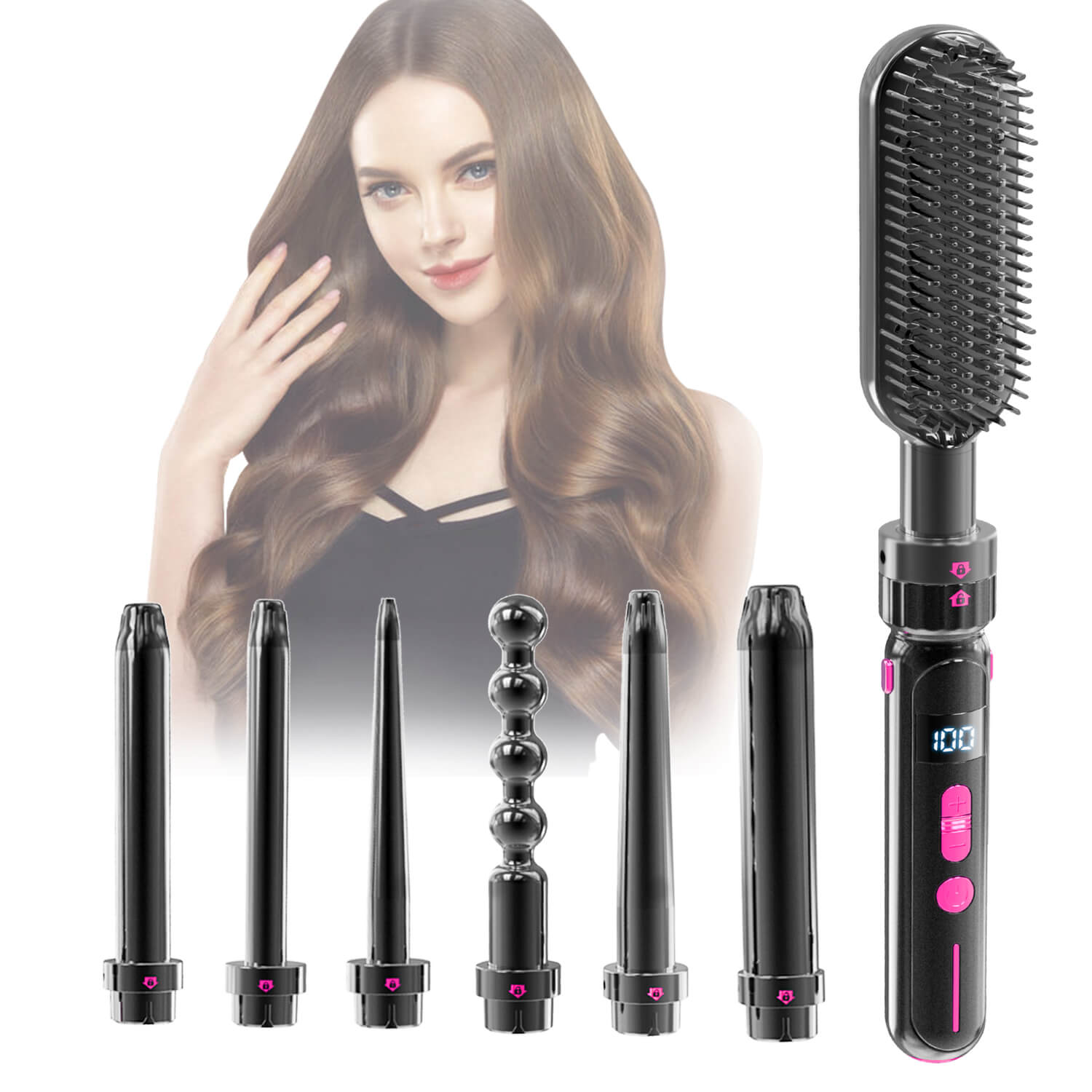 Safest Curling Wand For Beginners | Automatic Rotating Curling Wand