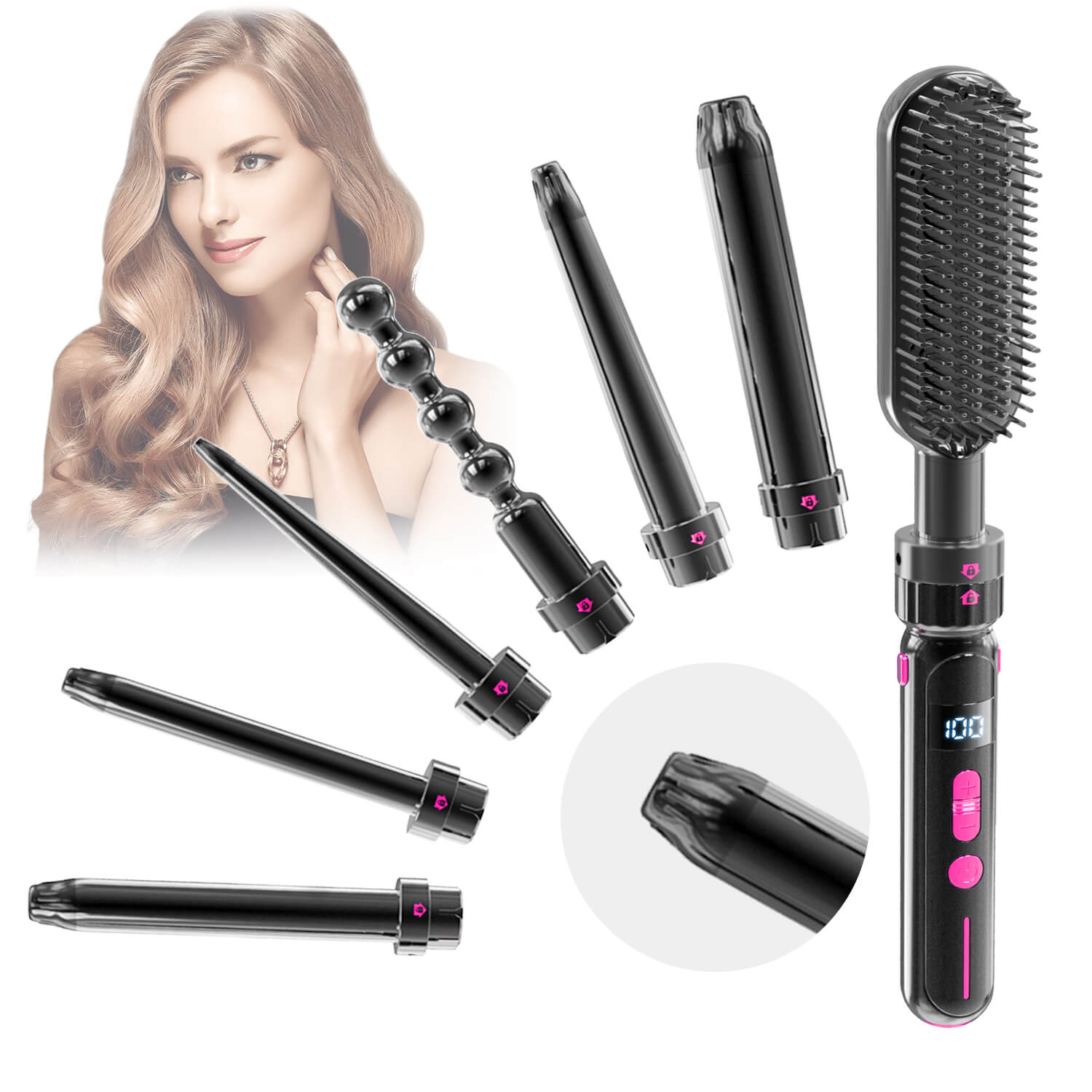 Safest Curling Wand For Beginners | Automatic Rotating Curling Wand