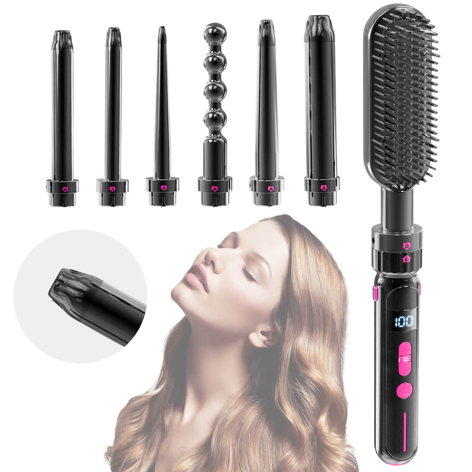 Safest Curling Wand For Beginners | Automatic Rotating Curling Wand