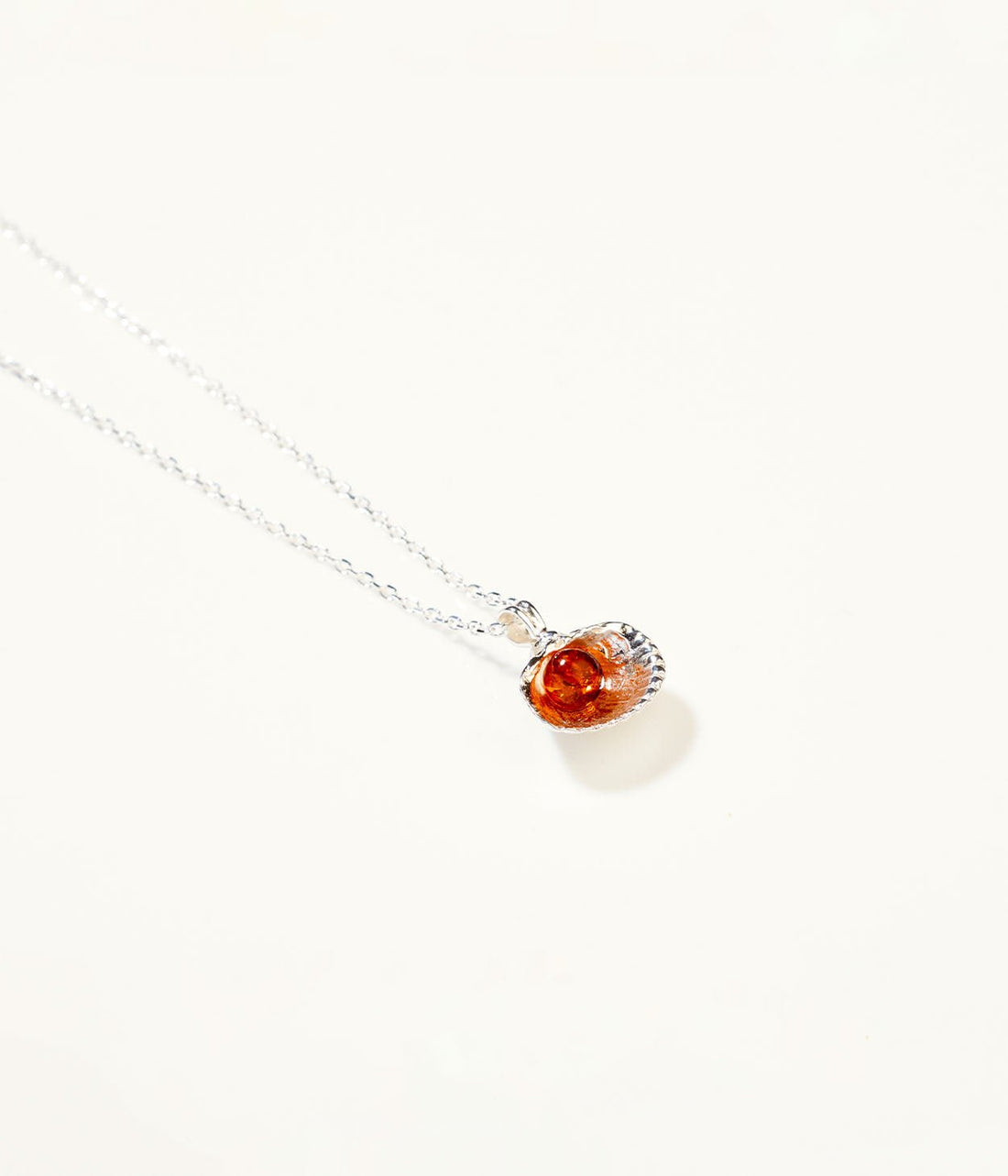 Amber Sea Shell Necklace - Tucan Trading