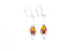 Small Droplet Amber Dangle Earrings - Tucan Trading