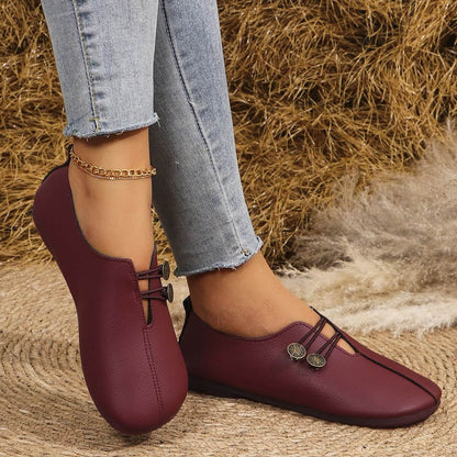 Soft Square Toe Slip On Sandals Summer Wear | Flat Sandals For Women
