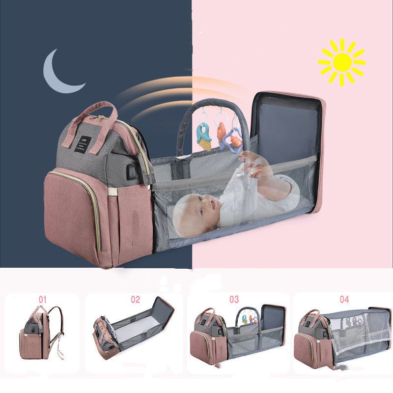 New Mummy Baby Crib Backpack, Milk Insulated Bag - Tucan Trading
