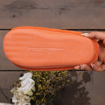 Cute Halloween Pumpkin Bedroom Slippers - Tucan Trading