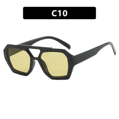 Ins Big Frame Leopard Sunglasses - Tucan Trading
