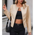 Casual Long - sleeve Motorcycle Leather Jacket - Tucan Trading