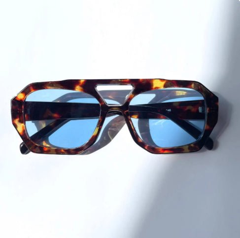 Ins Big Frame Leopard Sunglasses - Tucan Trading