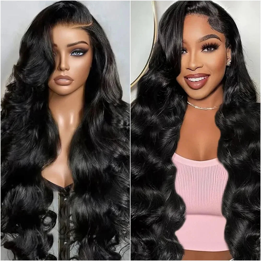 Body Wave 13x6 HD Transparent Lace Front Human Hair Wig