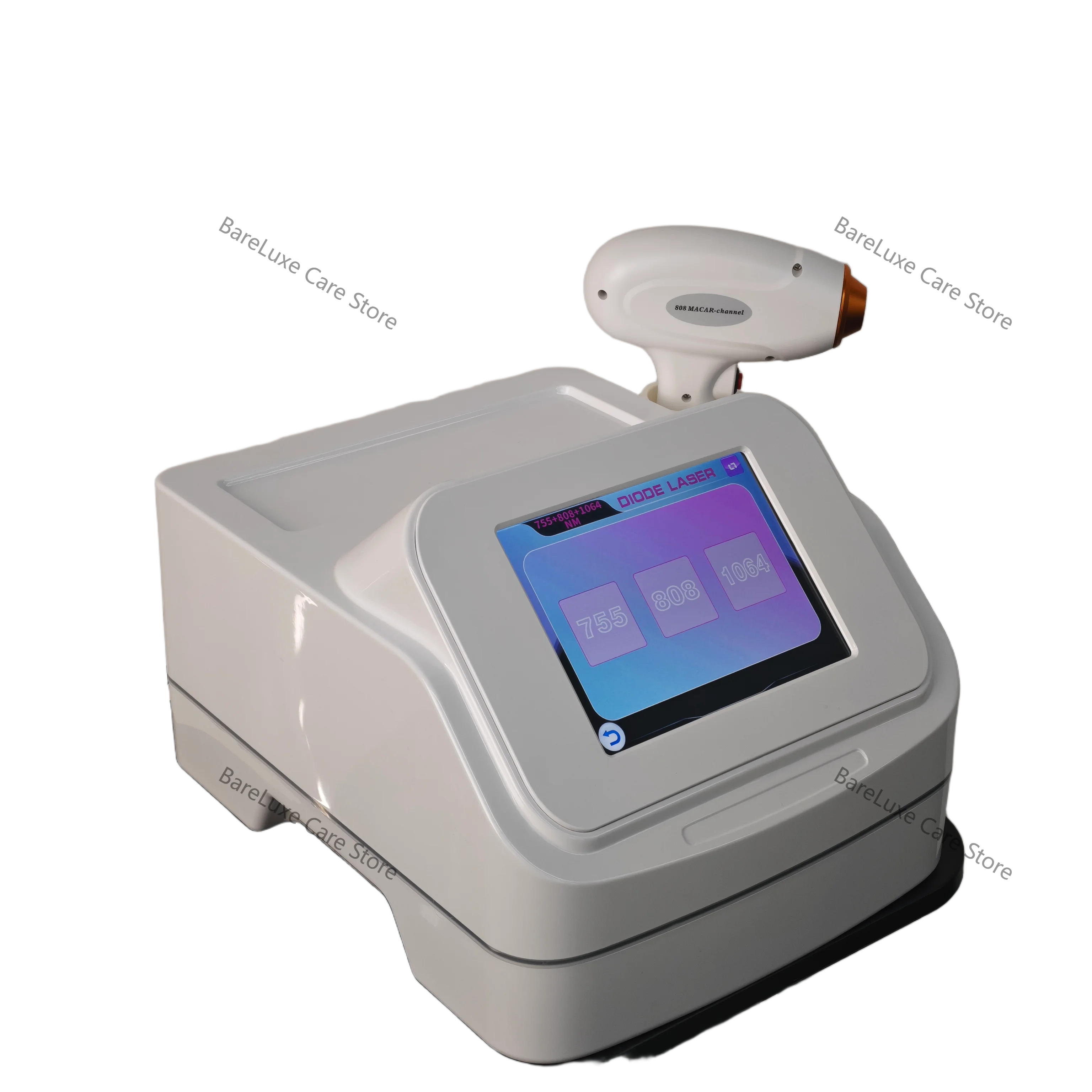 808nm Diode Laser Hair Removal Machine 5Bar Permanent Painless Ice Cooling Hair Reduction for Full Body Bikini Line Hair Removal