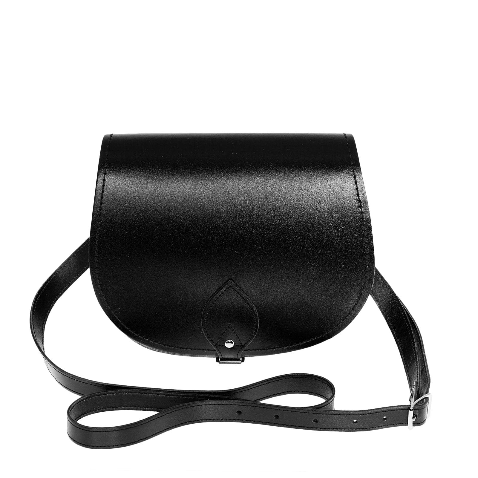 Handmade Leather Saddle Bag - Black - Tucan Trading