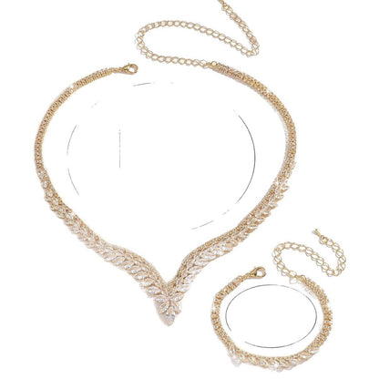 Creative High - End Crystal Zircon Womens Necklace - Tucan Trading