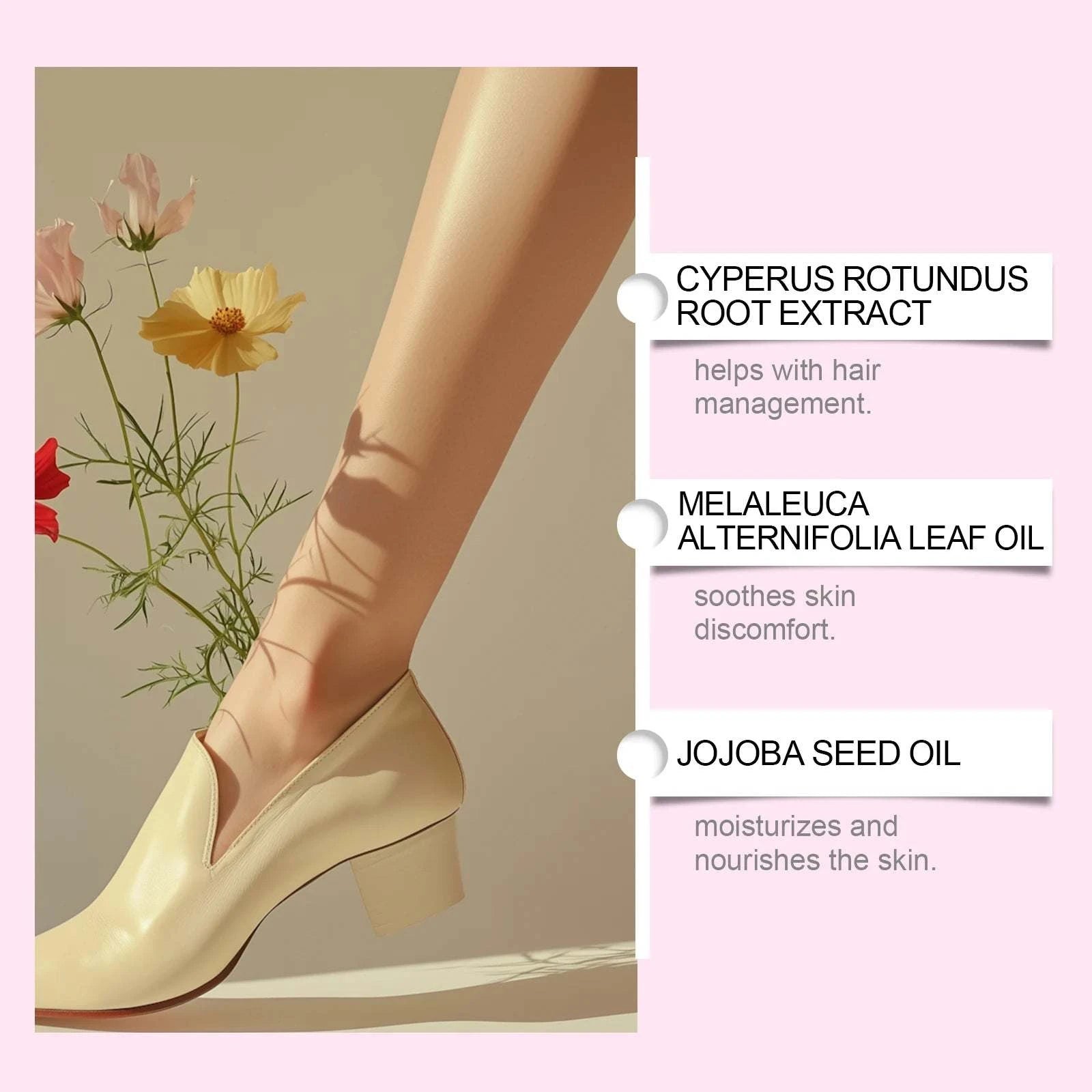 Cyperus Rotundus Oil for Hair Removal