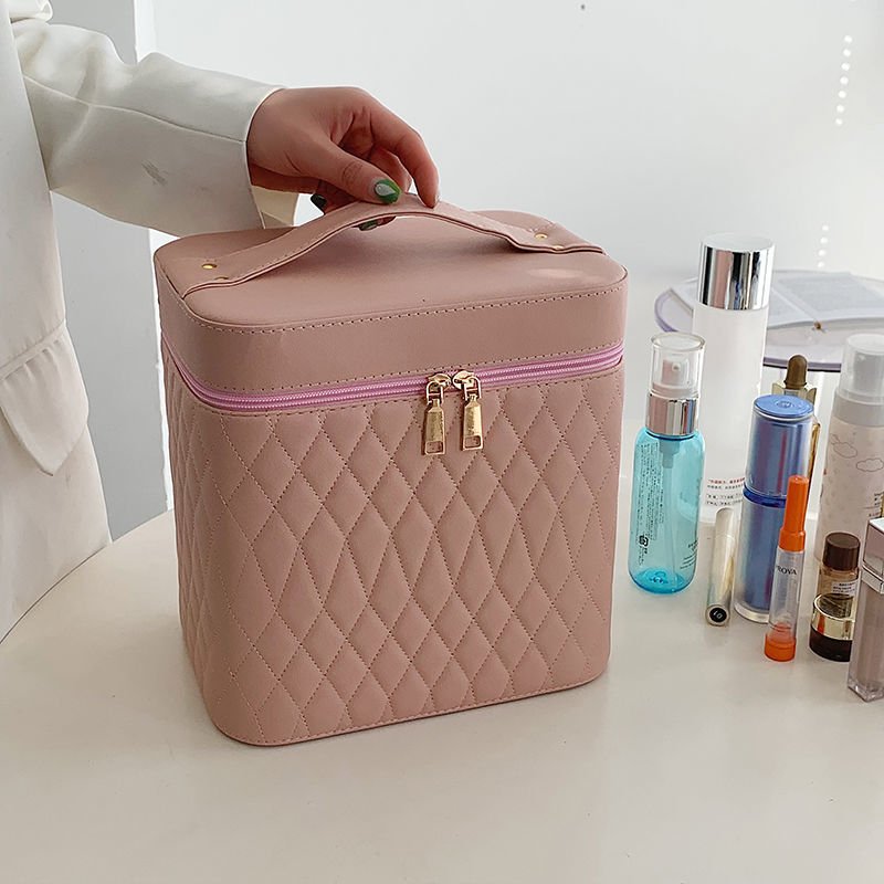 Portable Cosmetic Bag With Mirror - Tucan Trading