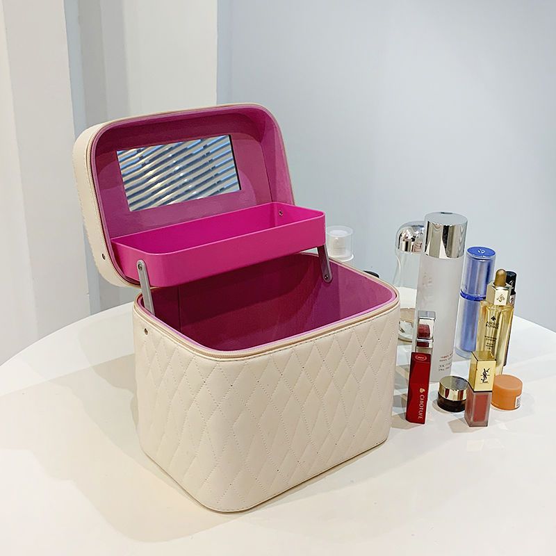 Portable Cosmetic Bag With Mirror - Tucan Trading