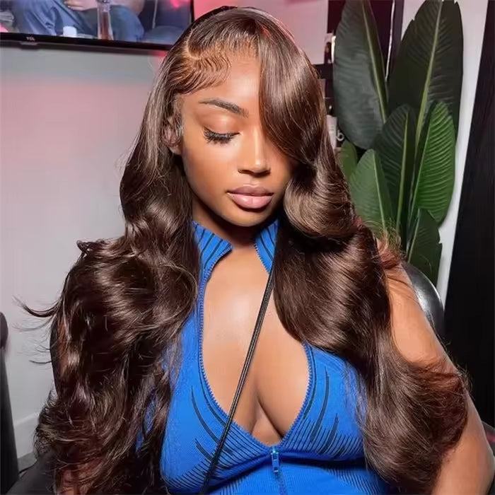 13x4 High-Definition Brown Lace Front Wig