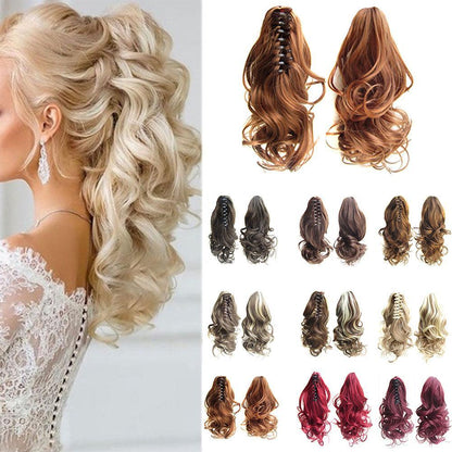 Long Wave Ponytail Wrap Around Ponytail Clip In Hair - Tucan Trading