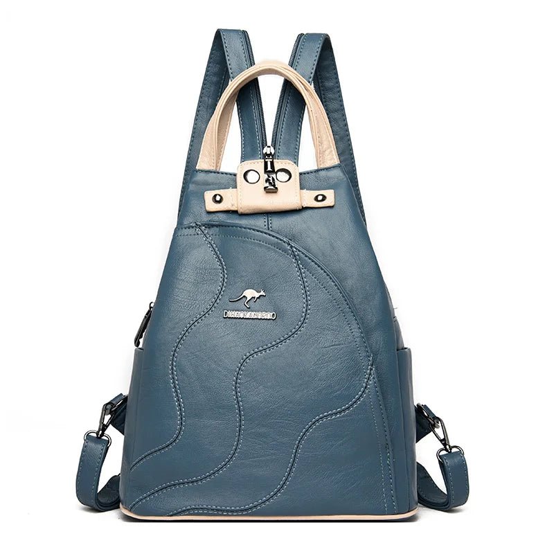 Women Leather Mini Backpack – Stylish &amp; Multi - Function - Tucan Trading