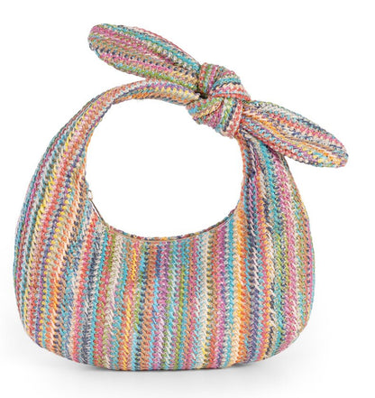 Vacation Style Bow Straw Handbag Clutch - Tucan Trading