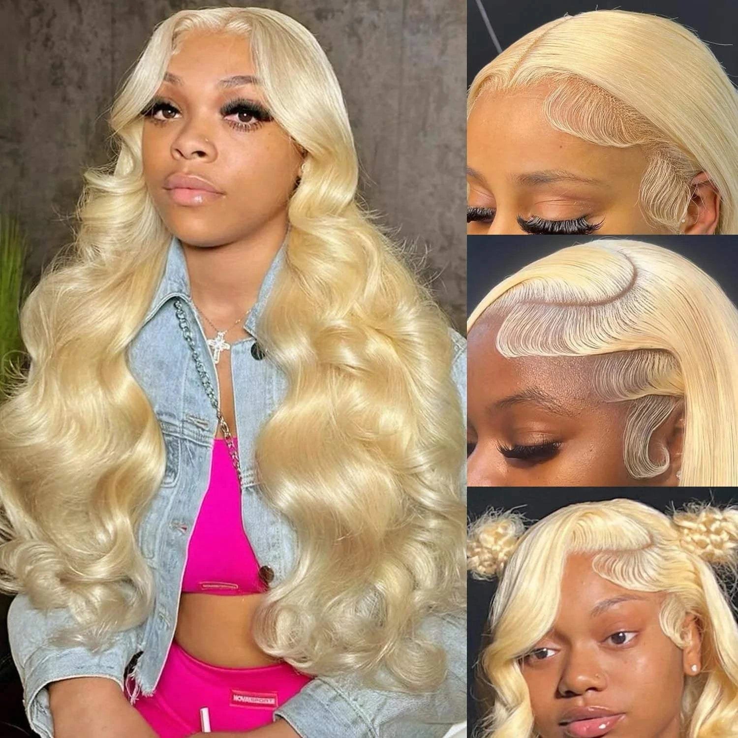 613 Honey Blonde 13x6 Lace Fron Human Hair Wig613 Honey Blonde 13x6 Lace Fron Human Hair Wig